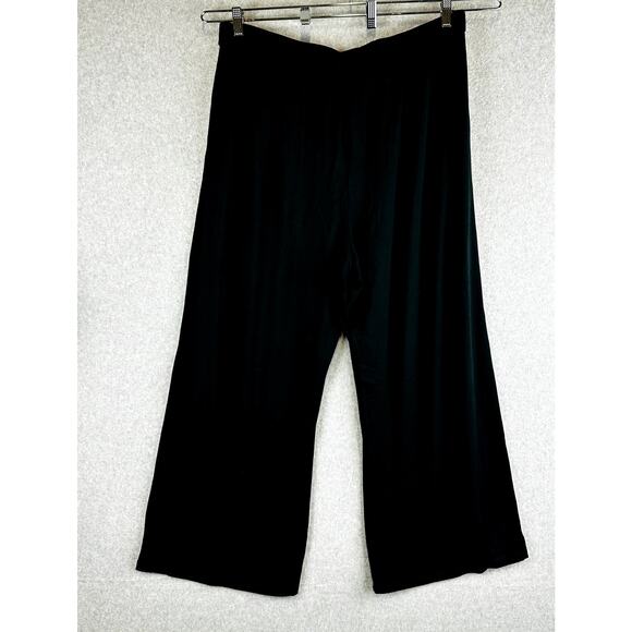 New J. Jill Womans 2X Wide Leg Pleated Pants Black Wearever Collection Pull On - Picture 4 of 9